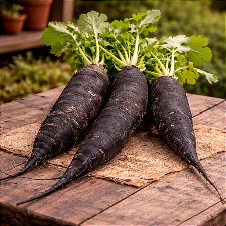 Rabanete Black - 50 Sementes