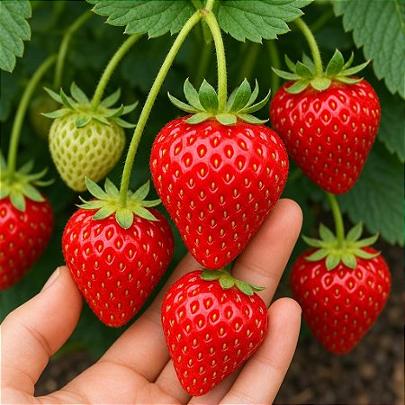 Morango Sensação - Fragaria vesca - 300 Sementes