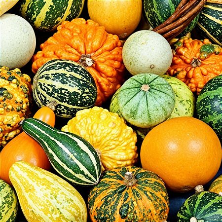 Abobrinhas Sortidas: 10 Sementes