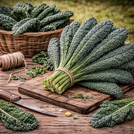 Couve Toscana (Kale): 50 Sementes
