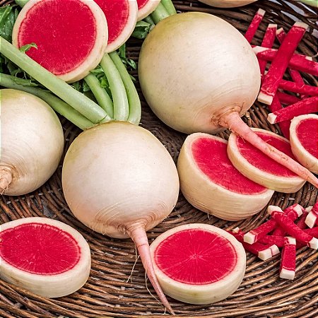 Rabanete Melancia: 20 Sementes