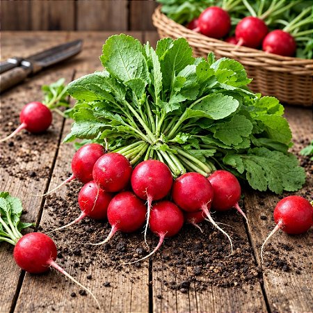 Rabanete Vermelho: 50 Sementes