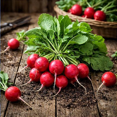 Rabanete Vermelho: 50 Sementes