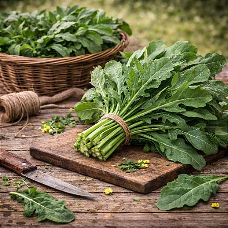 Rúcula Folha Larga: 50 Sementes