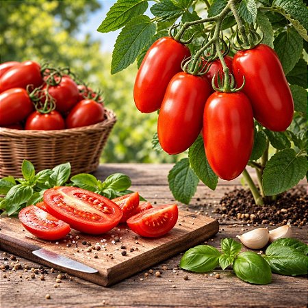 Tomate Italiano San Marzano: 20 Sementes