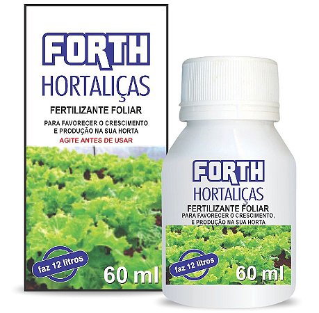 Fertilizante Forth Hortaliças 60ml