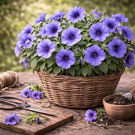 Petúnia MID BLUE - 50 Sementes