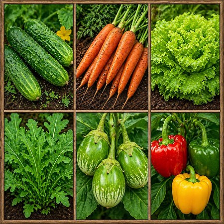 250 Sementes de Hortaliças Melhores Para Plantar no Verão