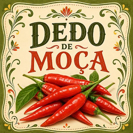 Pimenta Dedo de Moça: 40 Sementes