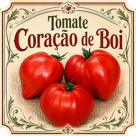 Tomate Coração de Boi: 20 Sementes