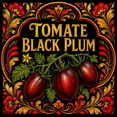 Tomate Black Plum: 20 Sementes