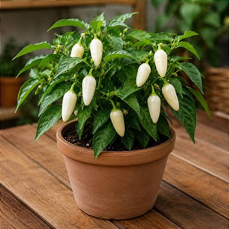 White Habanero Pimenta - 5 Sementes