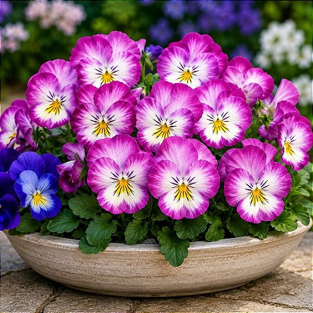 Amor Perfeito Lilás Radiance - Viola tricolor: 15 Sementes