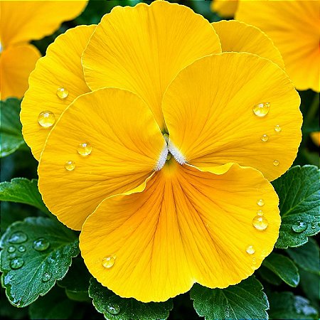 Amor Perfeito Amarelo Crow - Viola tricolor: 15 Sementes