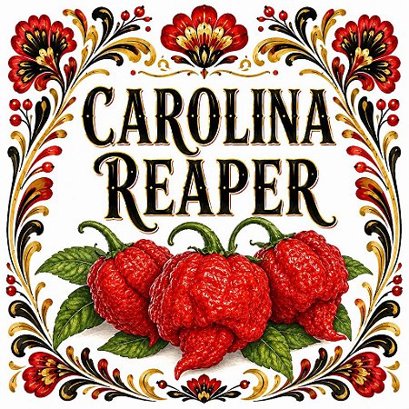 Carolina Reaper: 5 Sementes (Pimenta Mais Forte do Mundo)