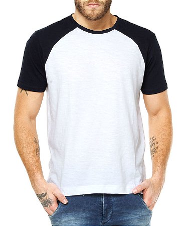 Camiseta Raglan Algodão