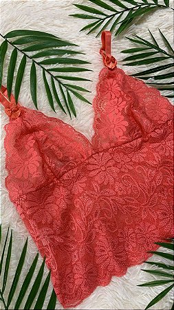 Sutiã top de renda - Eagle Moda Intima
