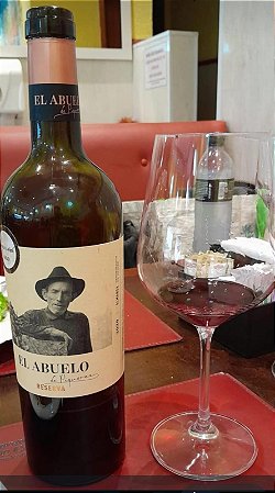 Vinho el Abuelo de Piqueras Reserva  2020. Orgânico