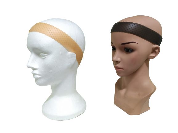 Faixa Hair Gip de silicone p/ prender ou fixar perucas front lace wig, prótese e acessórios na cabeça