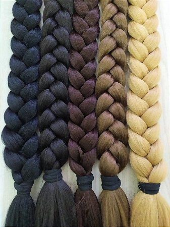 Trança C/ Elastico P/ Enfeite De Cabeça e finalização de Penteado Aplique para rabo de cavalo