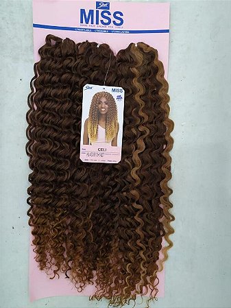 Cabelo Macio Modelo Celi Sleek Fibra Bio Organica P/ Croche HL433