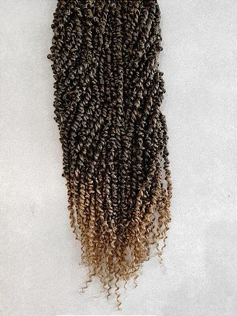 Cabelo Twist Caracol para Crochet Braid torcido T1B/27