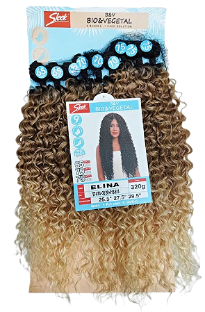 Cabelo Bio Vegetal cacheado volumoso macio sleek modelo Elina