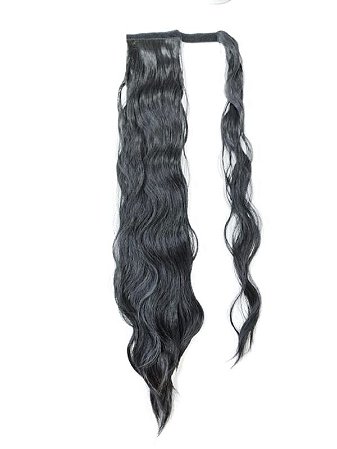 Aplique Rabo de Cavalo longo para amarrar volume Wave