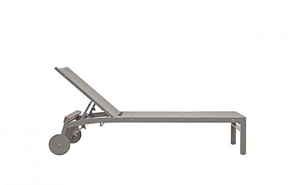 Chaise-reclinável em fibra ou tela sling GAUDI - Pátio Brasil