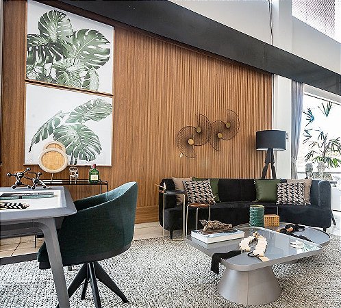 Painel ripado - Material MDF