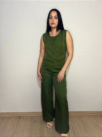Conjunto Magnólia - Colete & Calça