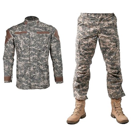 Farda Tática Bélica - Calça e Gandola Digital Areia