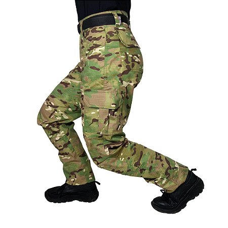 Calça Combat Feminina Bélica - Camuflado Multicam