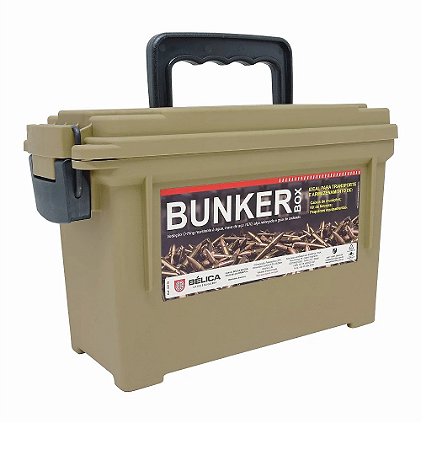 Caixa de Ferramentas Bunker Box Polímero Bélica Militar - Coyote