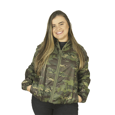 Jaqueta Corta Vento Gust Unissex Camuflado Tropic - Treme Terra