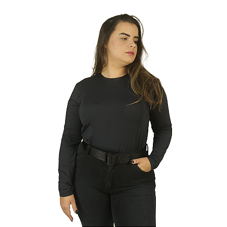 Camiseta Térmica Segunda Pele Therm Safety Unissex Preta - Treme Terra