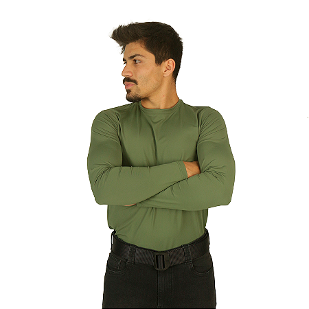 Camiseta Térmica Segunda Pele Therm Safety Unissex Verde - Treme Terra