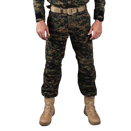 Calça Masculina Combat Camuflada Marpat Bélica