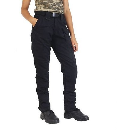 calça tatica feminina preta