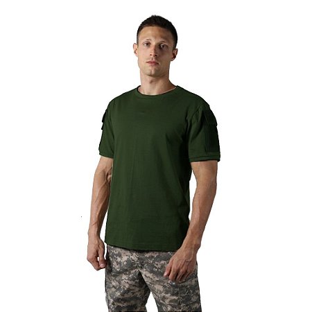 Camiseta Tática Masculina Ranger Verde Bélica