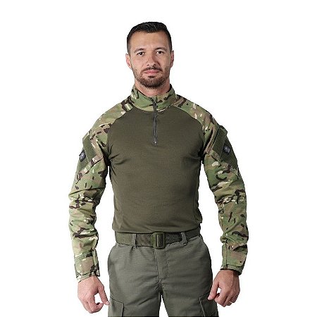 Combat Shirt Camuflado Multicam Bélica