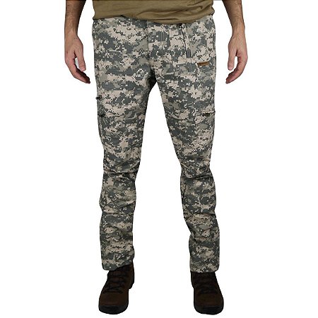 Calça Masculina Multiforce Camuflada Areia Digital Bélica