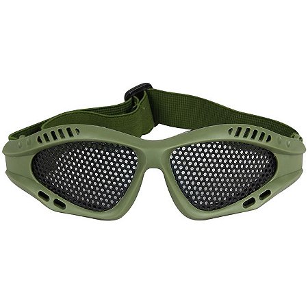 Óculos Tela Para Airsoft Bravo - Verde
