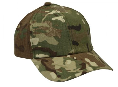 Boné Militar Rip Stop Liso  Camuflada Multicam Estonado - Atack