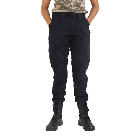calça tatica feminina preta