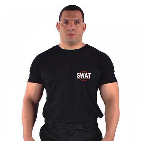 Camiseta Militar Bordada SWAT