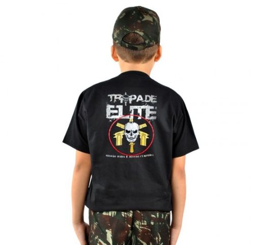 Camiseta Infantil Estampada Tropa De Elite