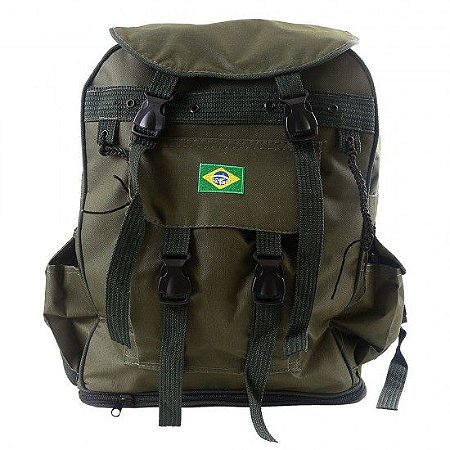 Mochila Canadense Verde Bandeira