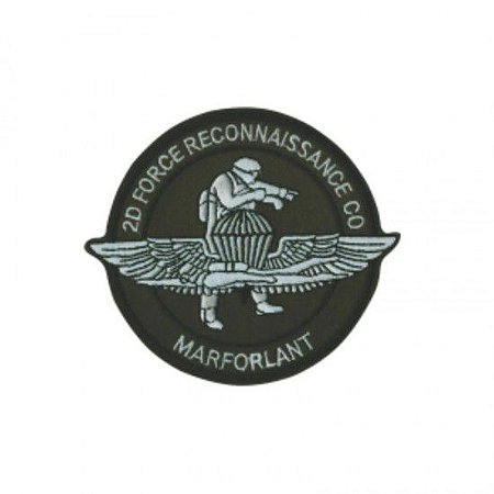 Patch Bordado Com Fecho De Contato 2d Force Reconn. Co