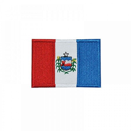 Patch Bordado Com Fecho De Contato Bandeira Alagoas